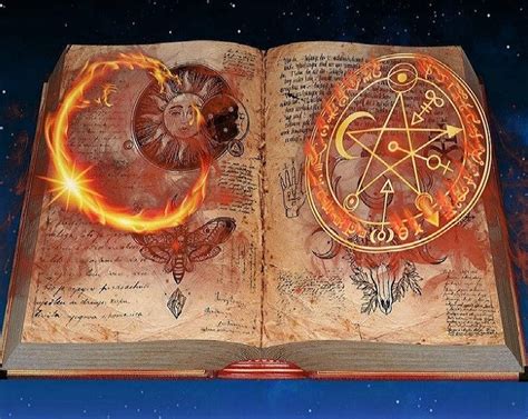 Witchcraft book art